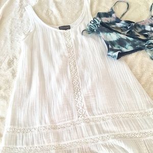 White Michael Stars Cotton Dress